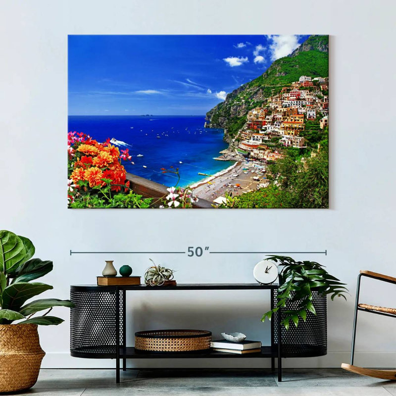 Gillard, pittoresque village de Positano, H 34 po x l 51 po