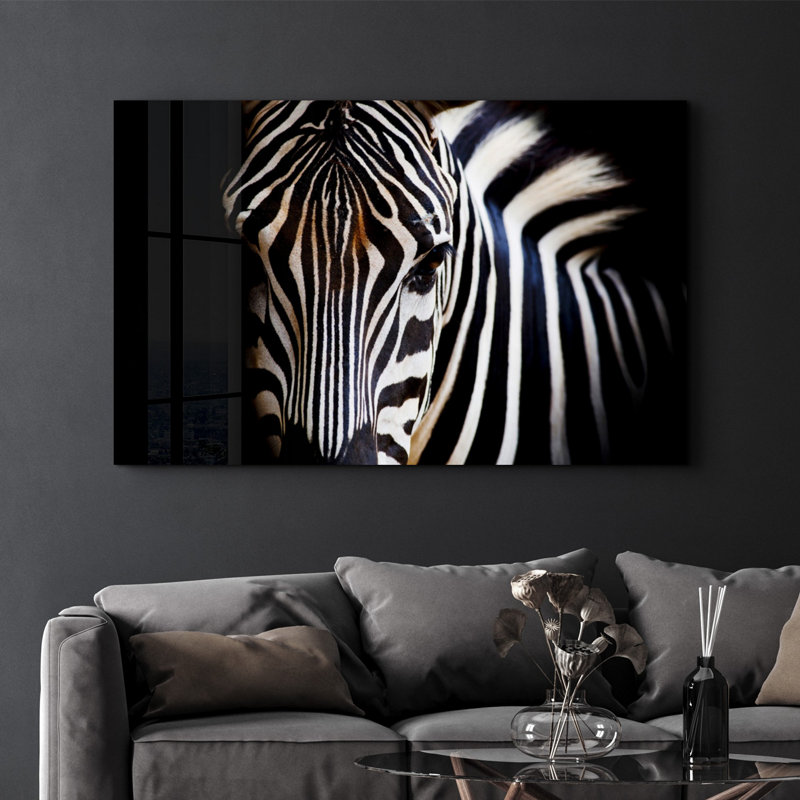 Élégante peinture murale en verre trempé de 13,8 po x 21,7 po | 100% verre trempé, épaisseur: 0,16 pouce | Imprimé UV pour des couleurs éclatantes | Parfait pour la décoration intérieure, le salon et les espaces de bureau