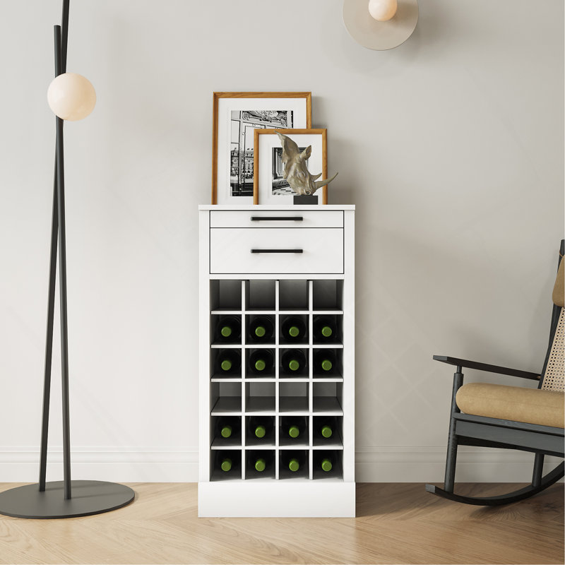 Buffet brun modulaire 24 pièces, Blanc
