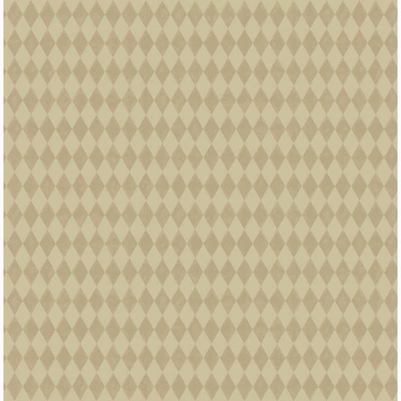 Whimsical Titania Geometric Wallpaper Roll, Linen