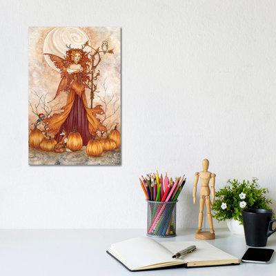 Pumpkin Queen by Amy Brown - Print on Canvas