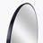 Black 20 Inch Metal Round Bathroom Mirror-124430488-124430492-124430491