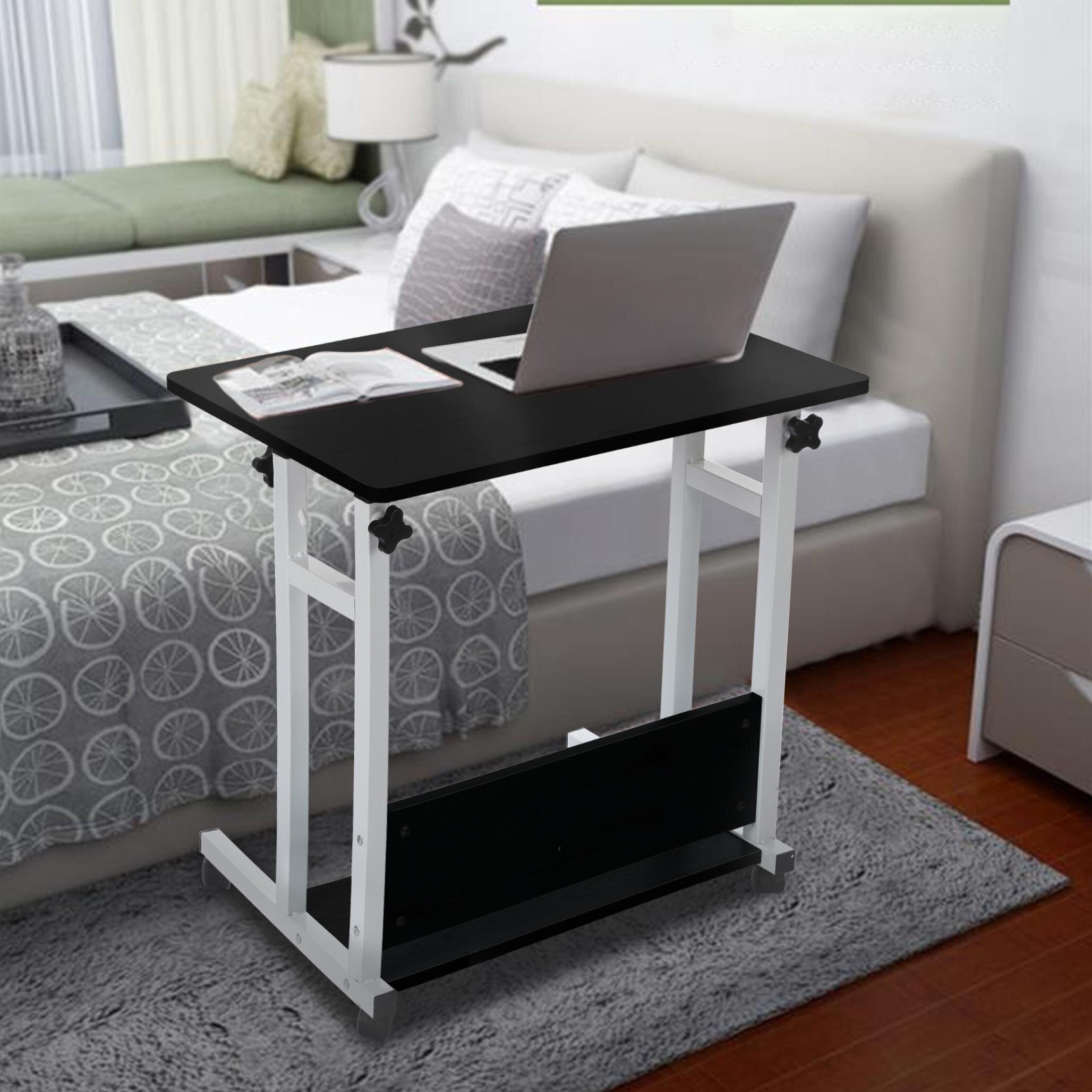 Inbox Zero Denazia Wheel End Table 