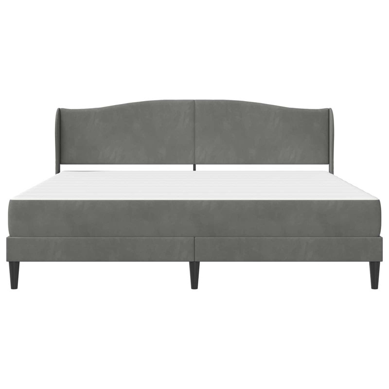 Bed, Dark Grey, Super King (6')