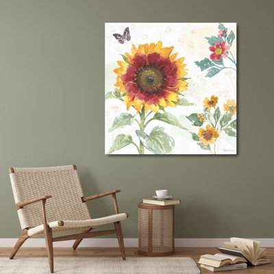 Rosalind Wheeler Grove, Beth Gallery Wrapped Canvas Art Titled: SuFootballower Splendor VII