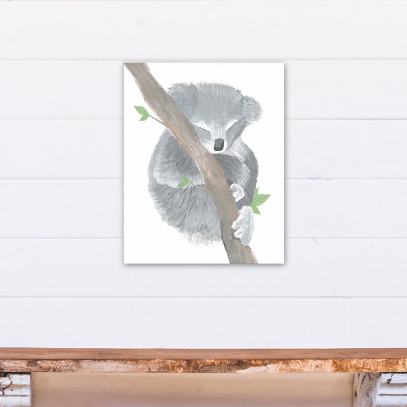 Art sur toile sleepy koala Bradley, H 20 po x l 16 po x P 1,25 po