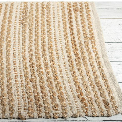 Casian Striped Water Resistant Kitchen Mat