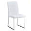 Chaise d'appoint blanche Lakeycha