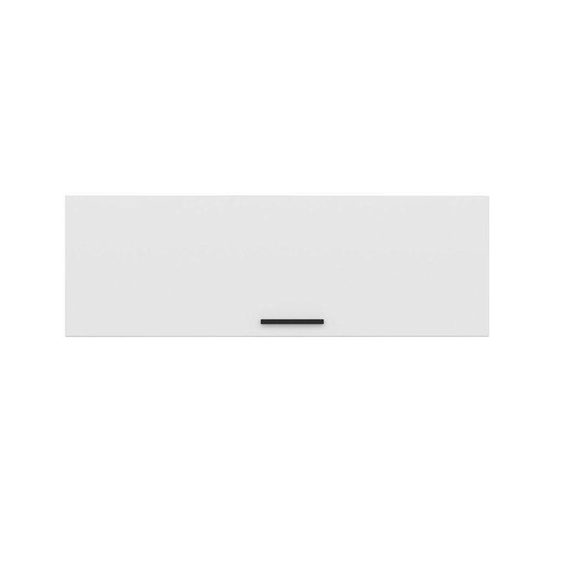 Armoire murale moderne Wesa, blanc, 53,1 po x 17,7 po x 21,3 po | 100% panneau de particules enduit de mélamine, épaisseur: 0,7 pouce | Fixation murale avec plusieurs tablettes, solution de rangement élégante pour la maison et le bureau