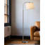 Lampe sur pied à DEL 62 po avec abat-jour suspendu et lampe sur pied pour chambre à coucher-1101398803