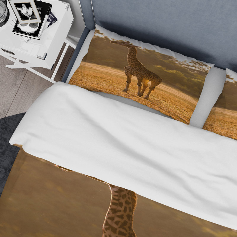 Ensemble de housse de couette Farmhouse, Housse de couette simple + 1 taie décorative stan