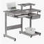 Bureau d'ordinateur double grandeur nature, gris-1742159460