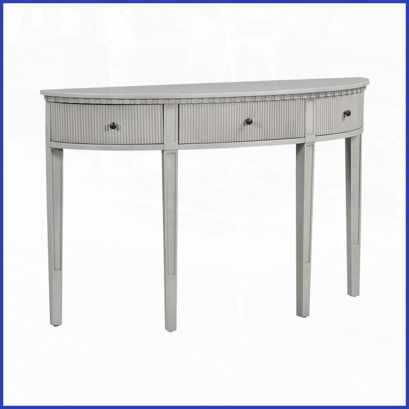 Table basse verticale à 3 tiroirs et pieds en pin Assemblage facile pour le salon