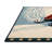 Machine Washable Transportation Blue Area Rug-689248485