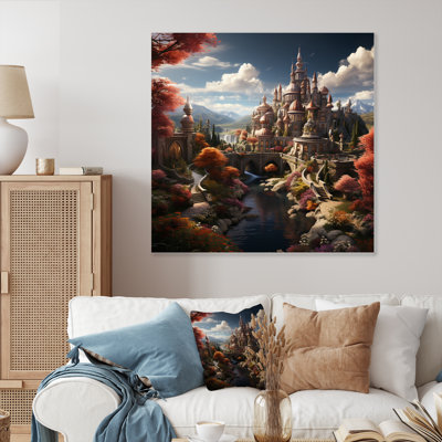 Fantasy Fantasy Realms Follow - Art mural fantastique en métal