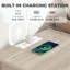 Table de bout de lit avec station de charge