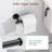 Modern 24-Inch Towel Bar Set Wall Mounted, Durable SUS304 Stainless Steel Bathroom Accessories Set-90705056