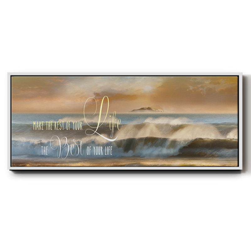Best of Your Life - toile encadrée, H 24 po x l 60 po