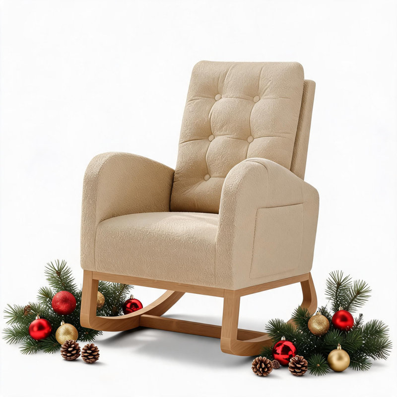 Chaise berçante Modern, Brun