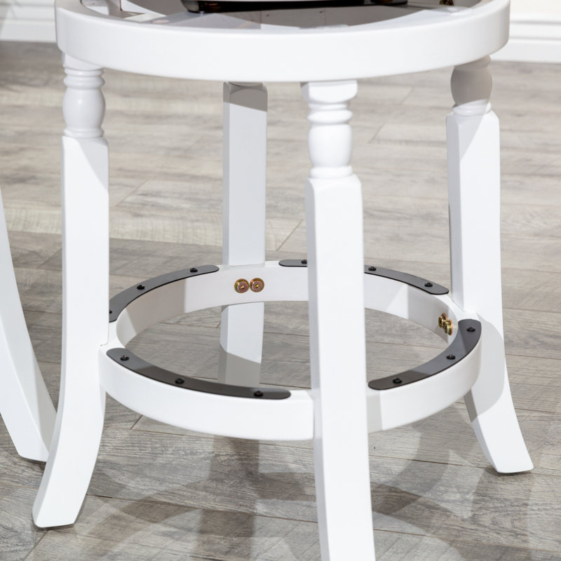 Tabouret tournant 30 "avec siège rembourré pour la cuisine, Gris