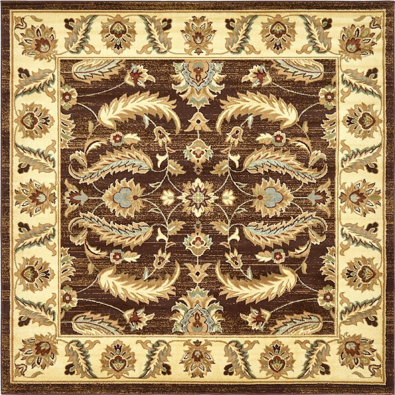 Odyssey Oriental Indoor Rug, Square 4'