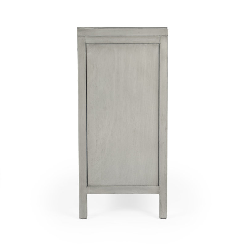 Imperial Console 2 Drawer Accent Cabinet, Gray