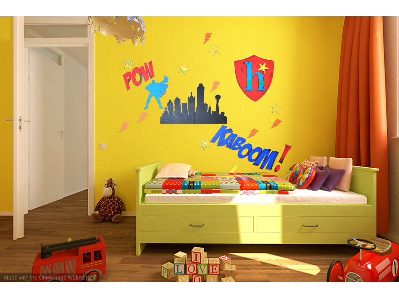 Décoration murale 3D Club Kiddo Pow
