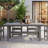 6-Person HDPE Outdoor Dining Table - All-Weather 【No Chairs】-1518731945