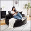 55 po L 55 po Chenille simple chaise pivotante à 360 degrés pour le salon, etc.-693035781