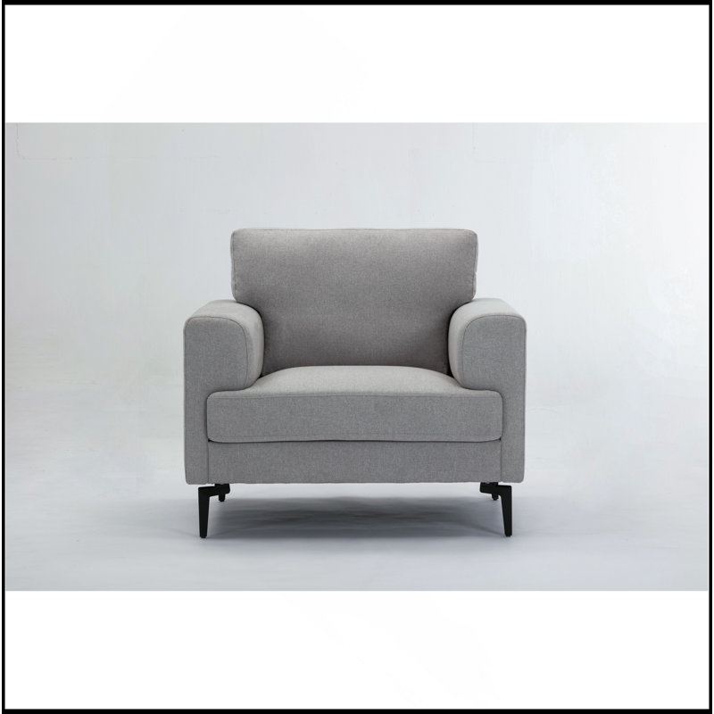 Light Gray Linen Chair