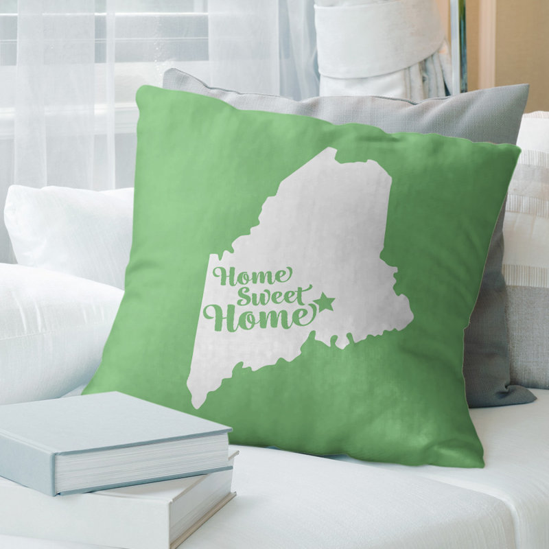 Coussin décoratif home, Portland, 20 po x 20 po, Vert