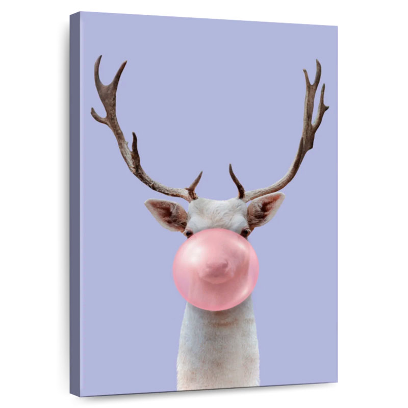 Bubble Gum Deer, H 30 po x l 20 po