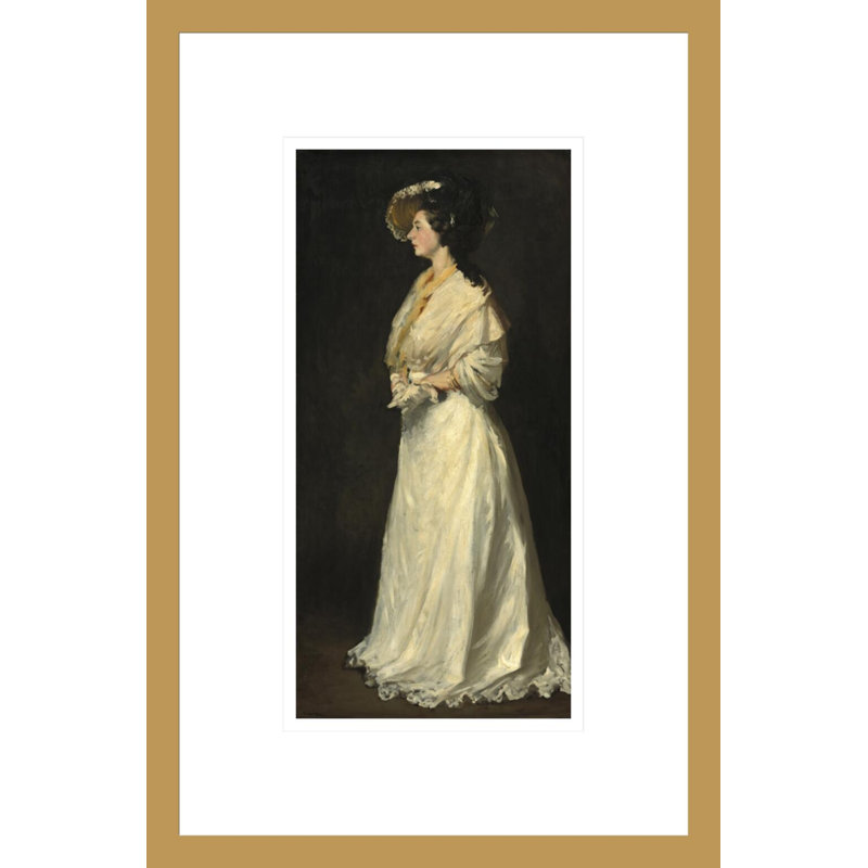 «Hall at Shinnecock» par William Merritt Chase, impression giclée encadrée, 16.75" H x 11.06" W