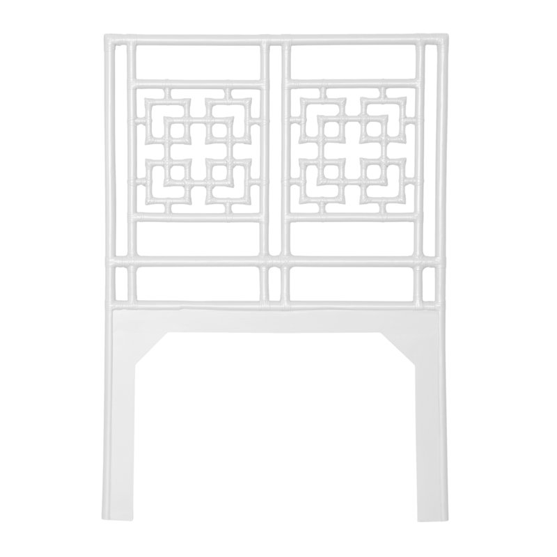 Palm Springs Low Profile Standard Bed, Twin, White