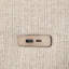 Canapé modulaire de 85,4 po Canapé-lit modulaire en U Canapé-lit Canapé en L avec repose-pieds mobile et deux ports USB pour le salon