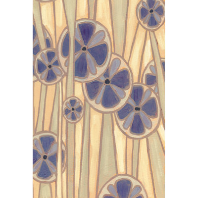 Lavender Reeds I by Karen Deans - Wrapped Canvas Art Prints