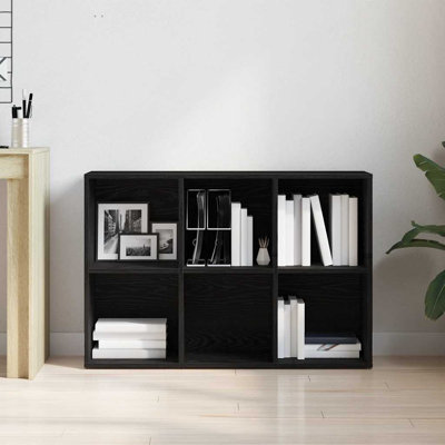 Bookcase Black Oak Engineered Wood