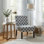 Chaise d'appoint moderne pour le salon