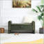 Banc de rangement en tissu avec accoudoirs 52,3 po-930539659