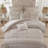 7- Piece Queen Jacquard Comforter Set-128367586