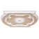 Blanco Rectangular Chandelier Ceiling Medallion