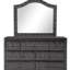 Miroir capitonné en cristal Sophia Modern Style-911607599