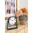 Table Clock Plastic Tabletop Clock 9 Inches