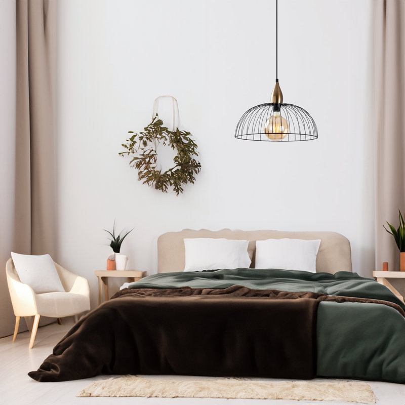 Yentis 1 - Light Black Dome Pendant