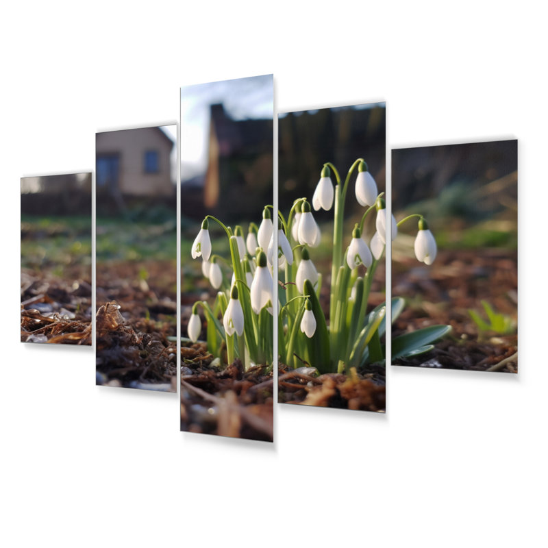 Farmhouse Plants & Flowers Wall Decor on Metal