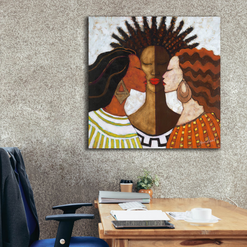 Chaque femme par Monica Stewart, H 37 po x l 37 po x P 1,5 po