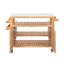 Chariot-bar d'extérieur en bois d'acacia Murphy