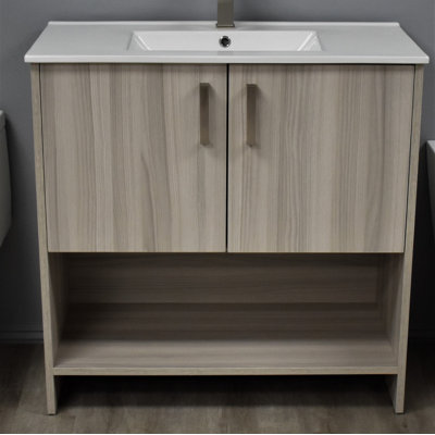 Ensemble de meuble-lavabo simple 36 po Nhyira Anjeli Cabo