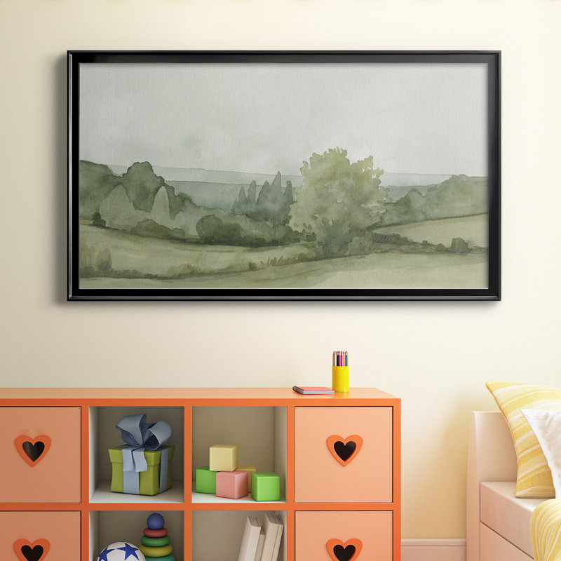 «Vintage Landscape S Croquis II», reproduction sur toile encadrée, H 22,5 po x l 42,5 po x P 1 po