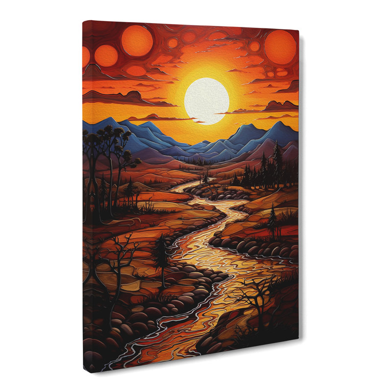 Landscape Expressionism - Wrapped Canvas